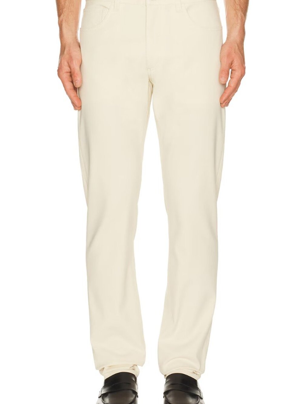 $195 Theory Neoteric Twill Slim Jeans Mens 28x33 Sand Beige Stretch Pants NWT
